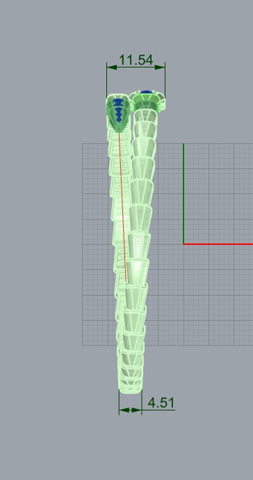 Bvlgari Serpenti Bracelet Viper with gem 3D print model_3