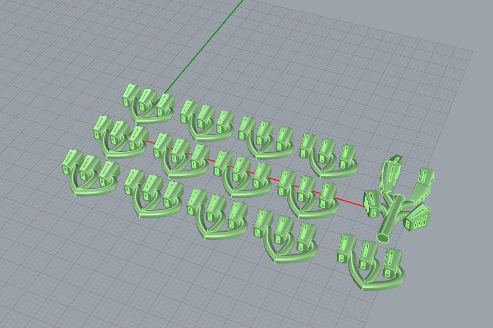 Bvlgari Serpenti Bracelet Viper with gem 3D print model_8