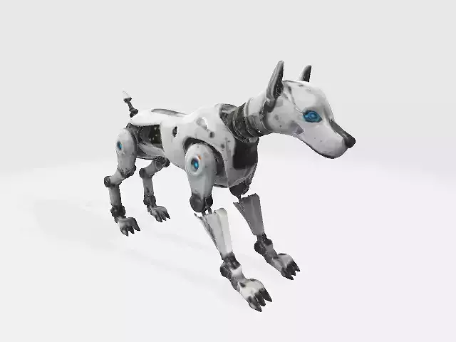 Robot dog 3D model