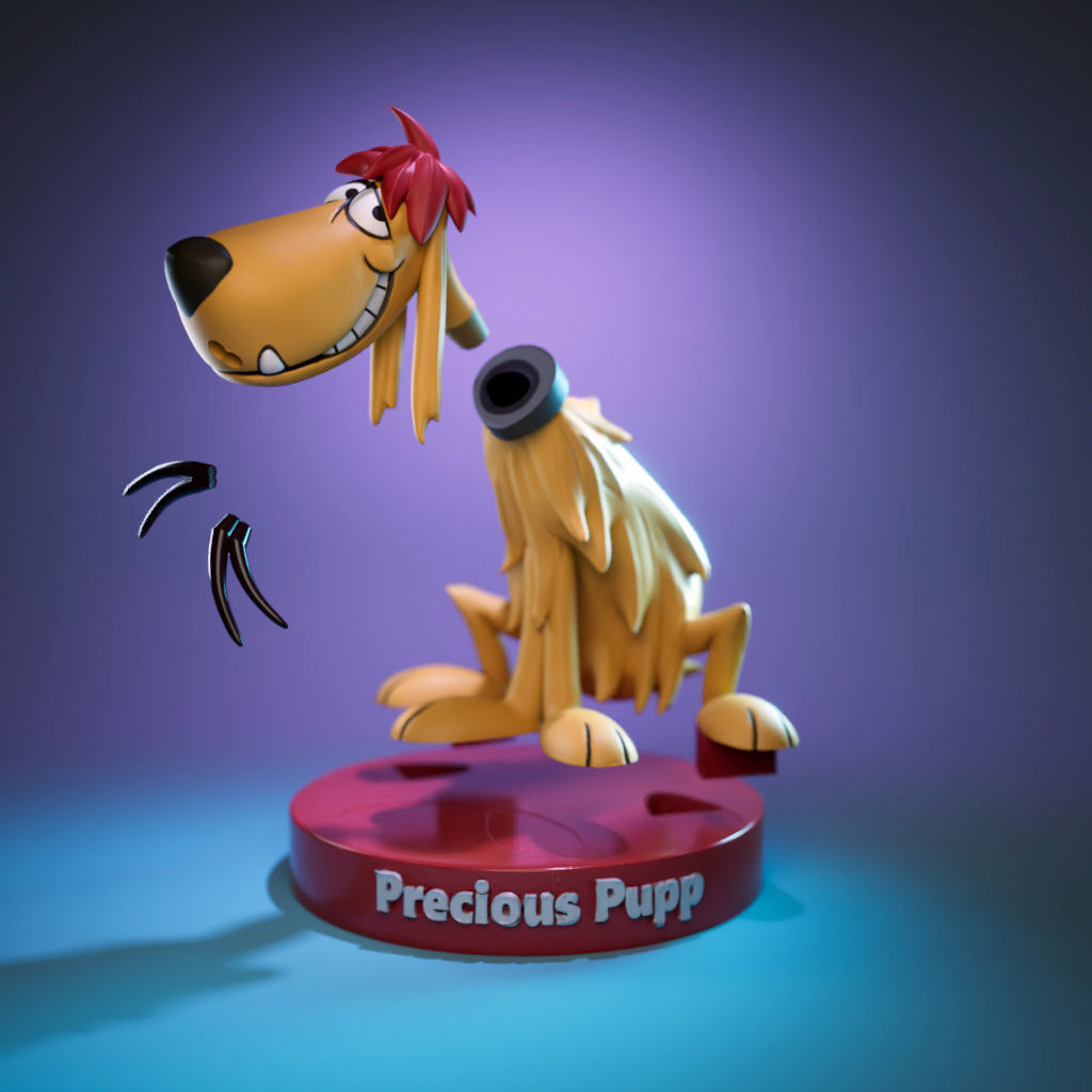 Precious Pupp -Solo 3D print model_6