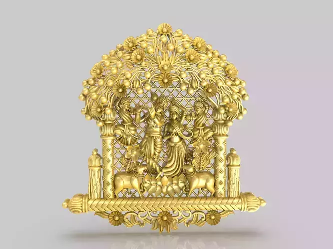Radhakrishna 3dprint model file-2 3D print model