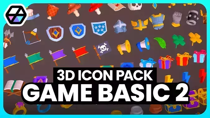 3D Icons - Game Basic2