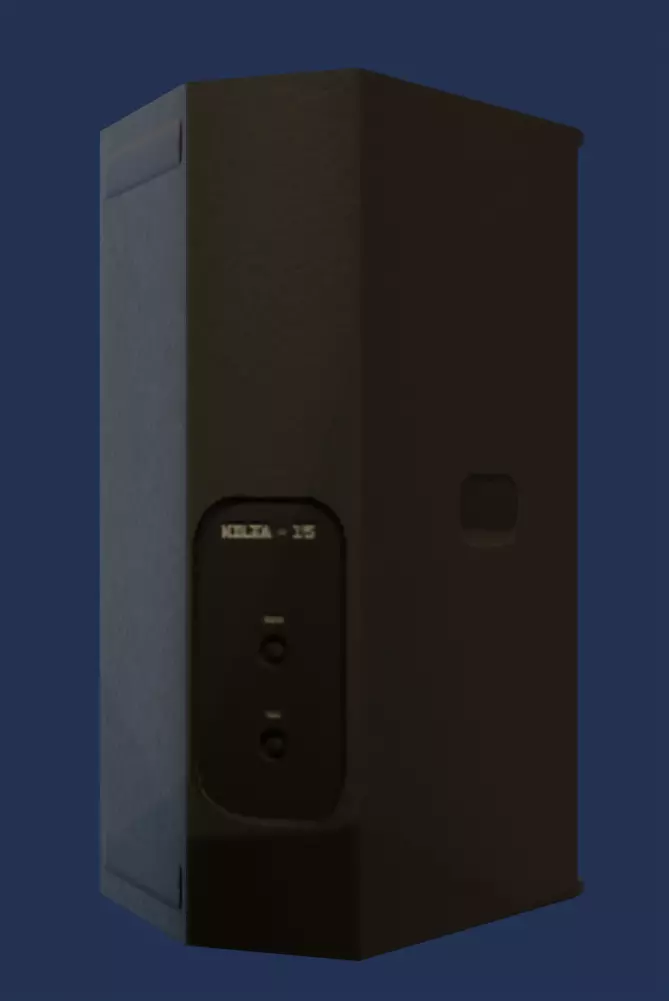 Kilta 15 Passive Full-Range Speaker Low-poly 3D model_0