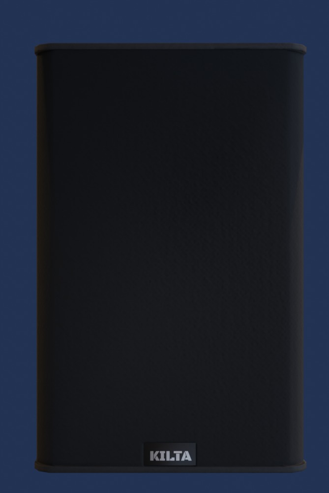 Kilta 15 Passive Full-Range Speaker Low-poly 3D model_1