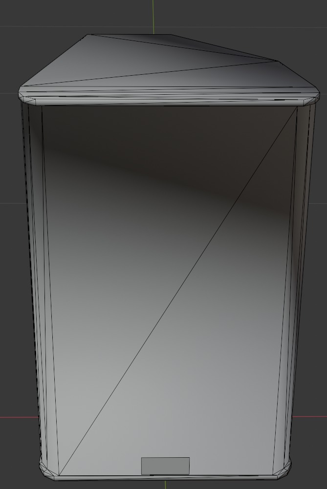 Kilta 15 Passive Full-Range Speaker Low-poly 3D model_6