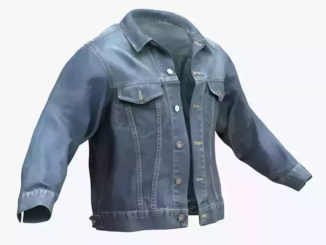 Denim Jacket 150 - All MH Bodies - UE5 Skeletons - Rigged