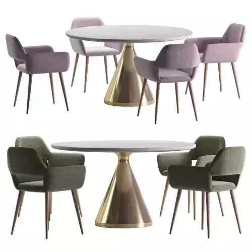 CROMWELL Chair silhouette table