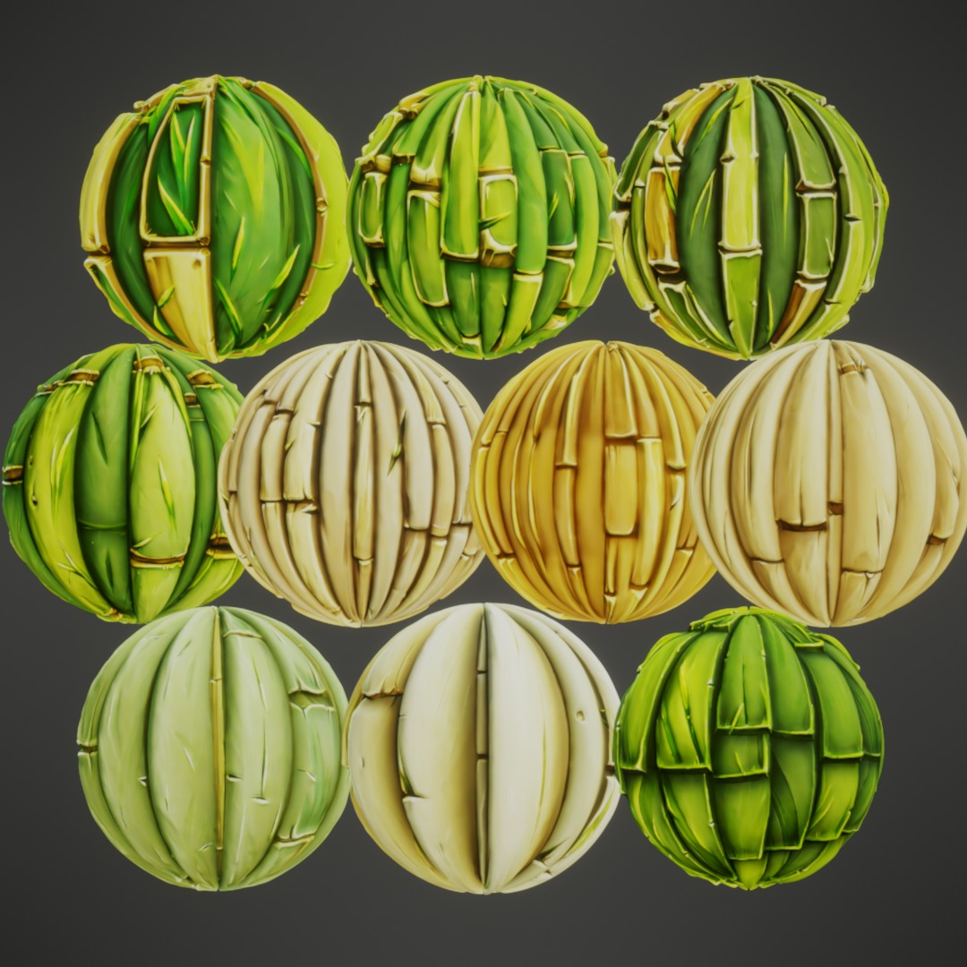 Stylized PBR Textures Mega Bundle Texture_8