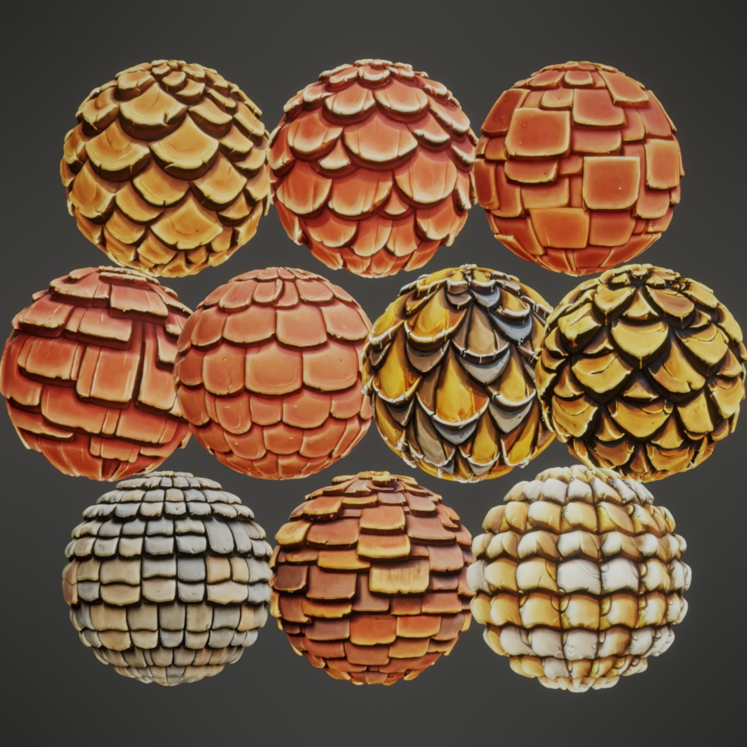 Stylized PBR Textures Mega Bundle Texture_40