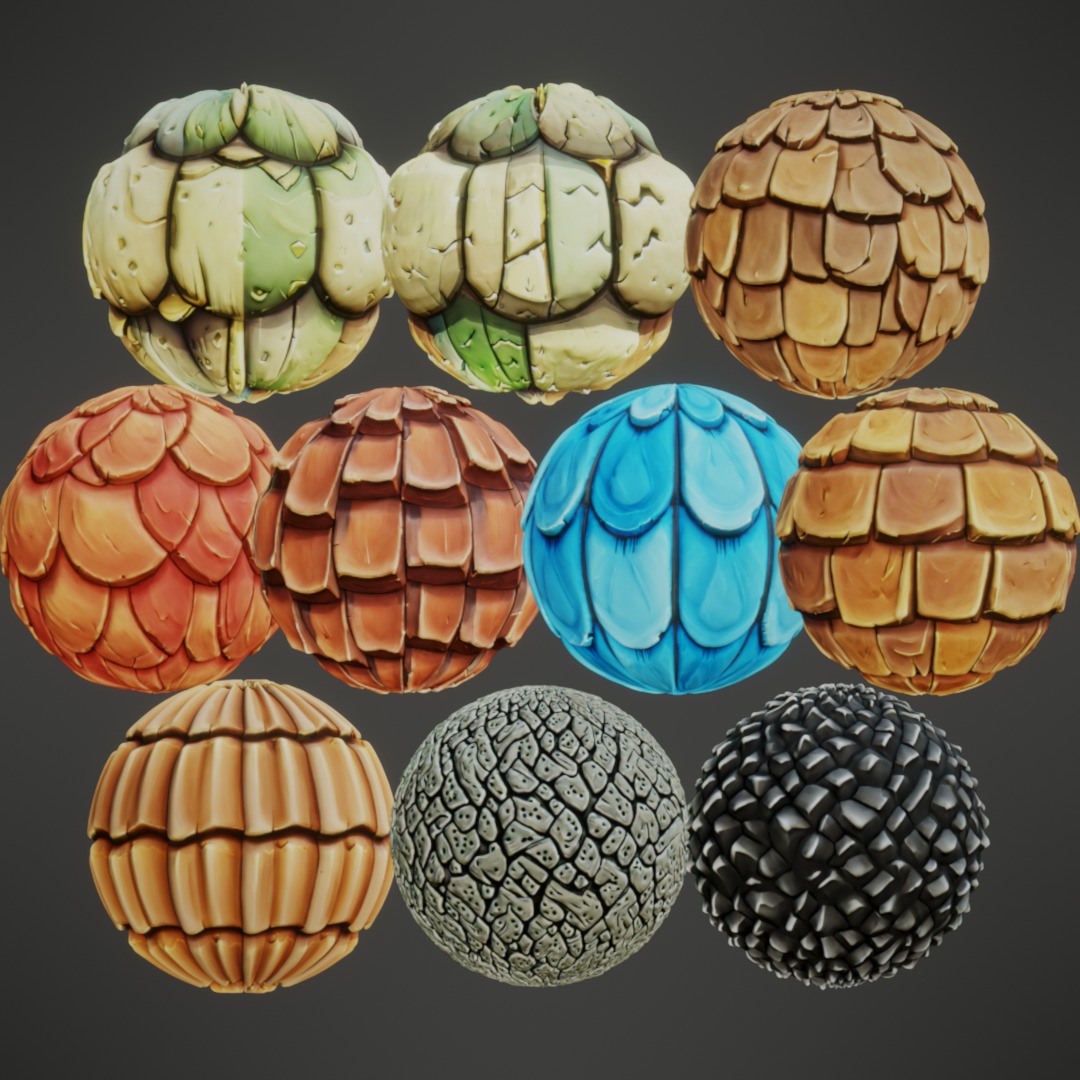 Stylized PBR Textures Mega Bundle Texture_41