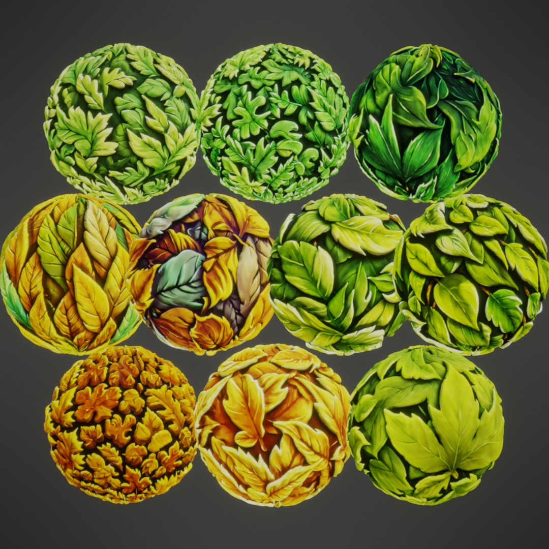 Stylized PBR Textures Mega Bundle Texture_35