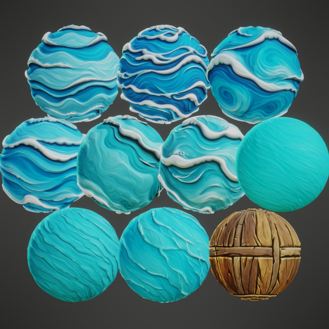 Stylized PBR Textures Mega Bundle Texture_60