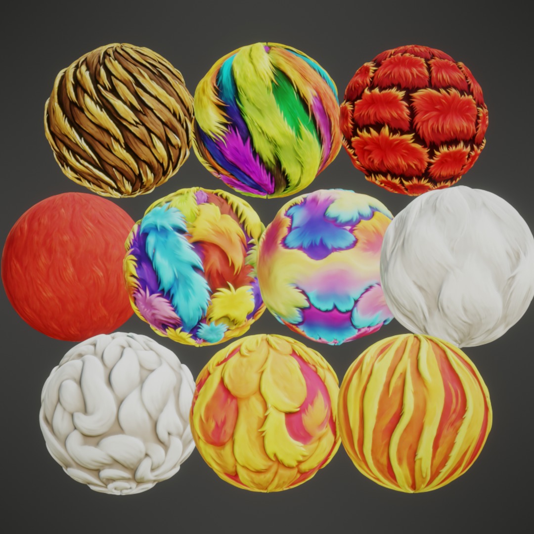 Stylized PBR Textures Mega Bundle Texture_19