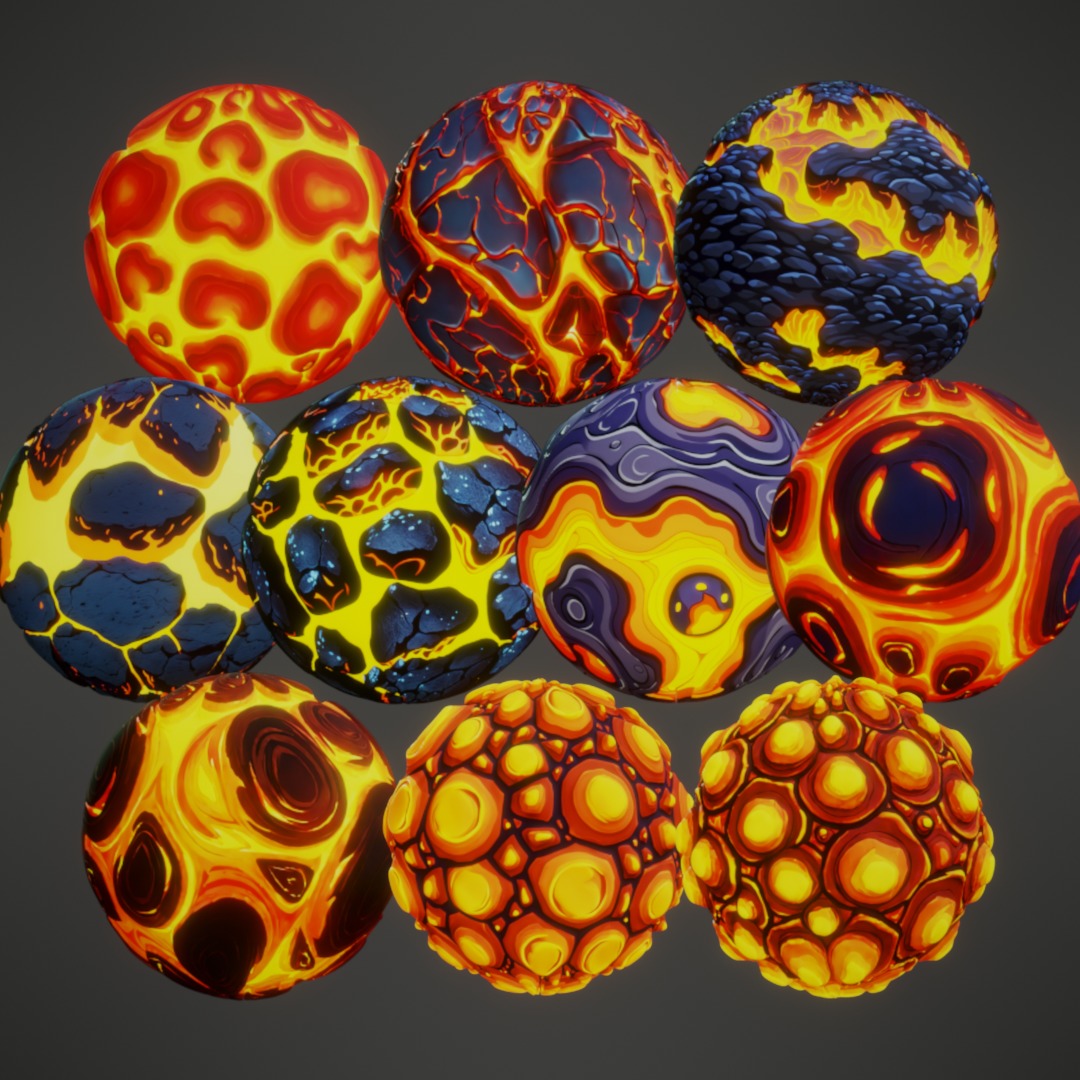 Stylized PBR Textures Mega Bundle Texture_3