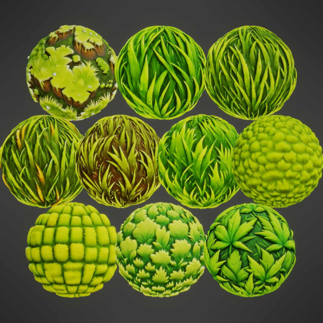 Stylized PBR Textures Mega Bundle Texture_25