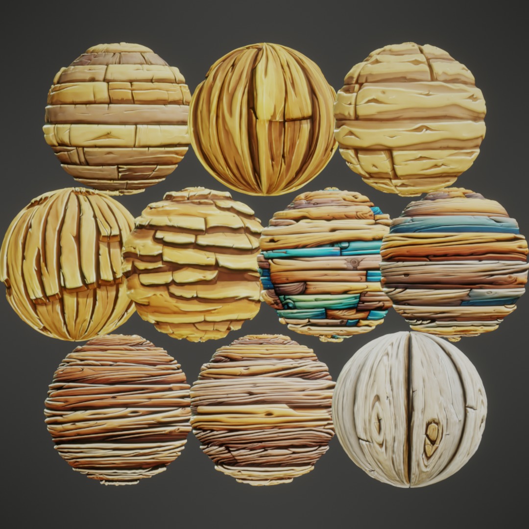Stylized PBR Textures Mega Bundle Texture_62