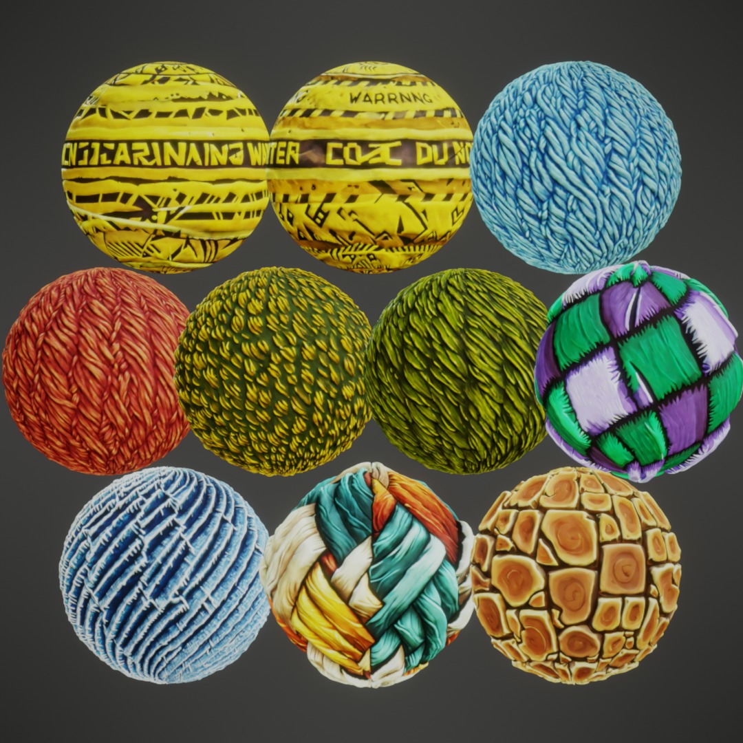 Stylized PBR Textures Mega Bundle Texture_56
