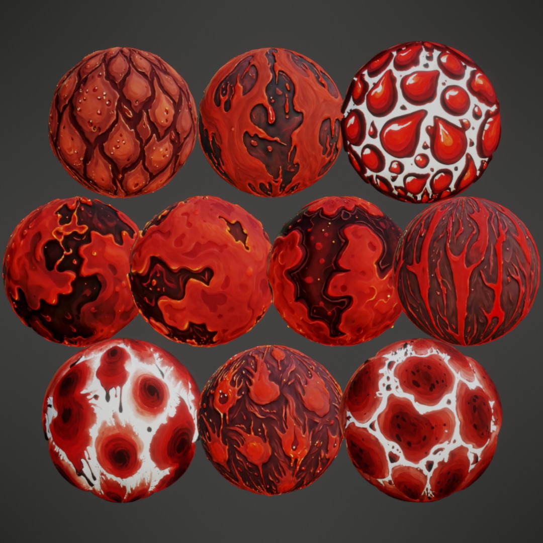 Stylized PBR Textures Mega Bundle Texture_9