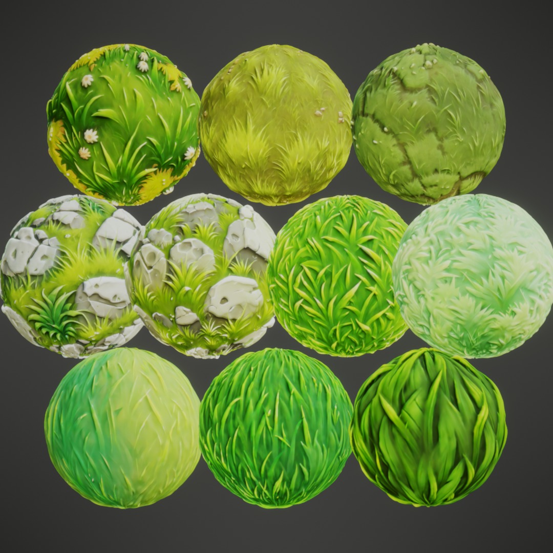 Stylized PBR Textures Mega Bundle Texture_26