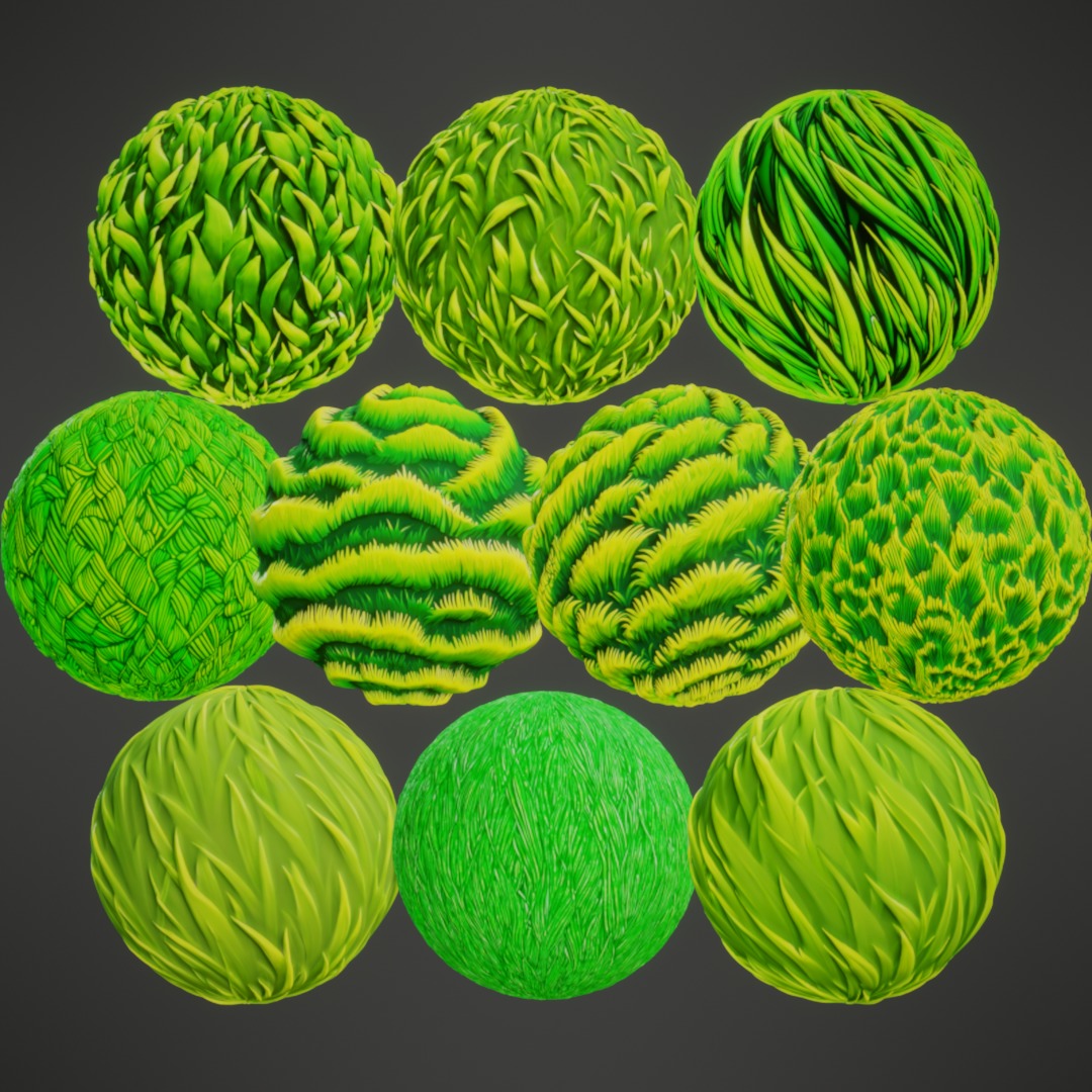 Stylized PBR Textures Mega Bundle Texture_23