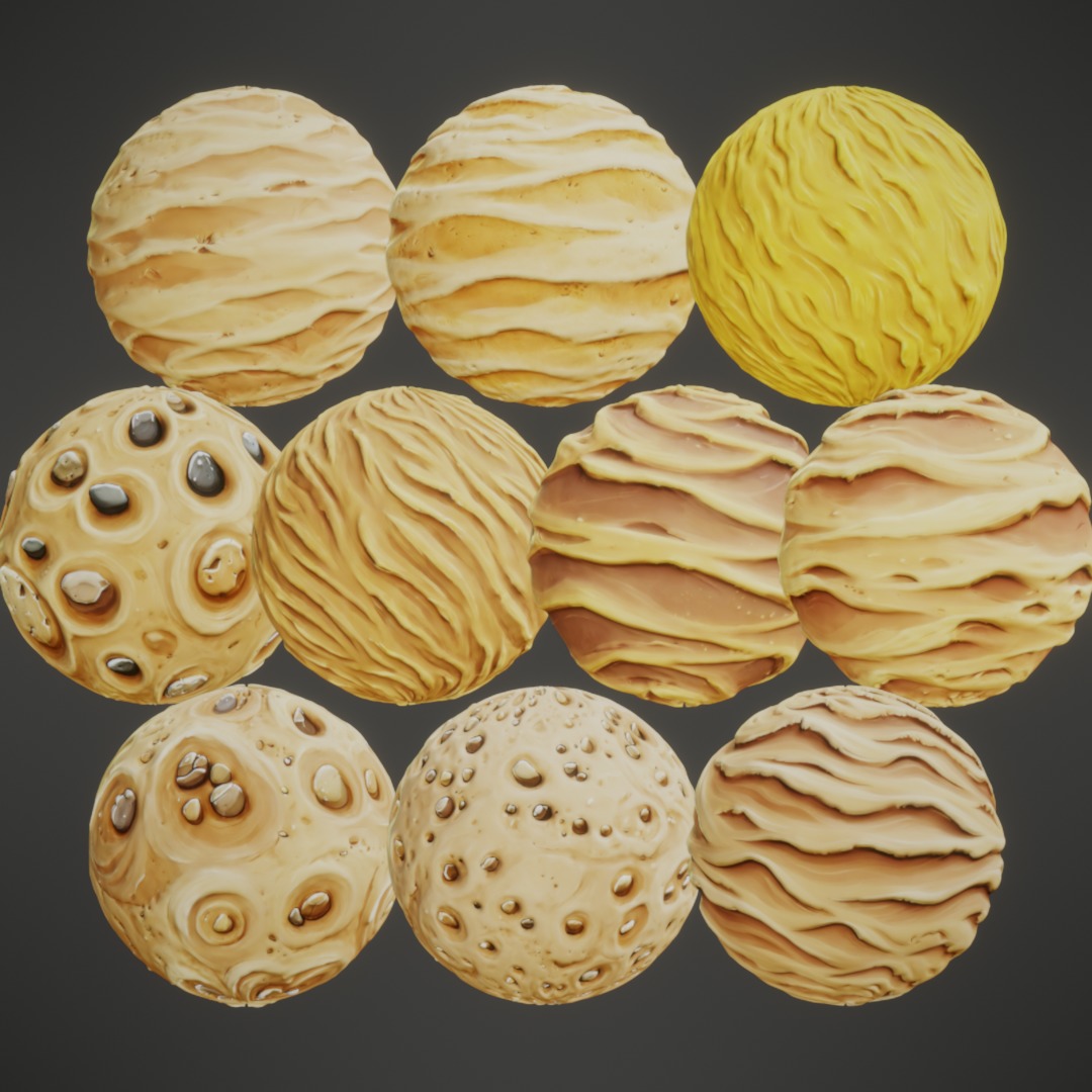 Stylized PBR Textures Mega Bundle Texture_2
