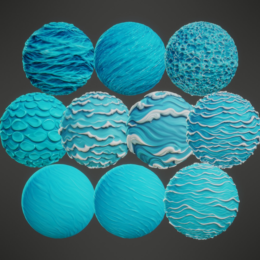 Stylized PBR Textures Mega Bundle Texture_5