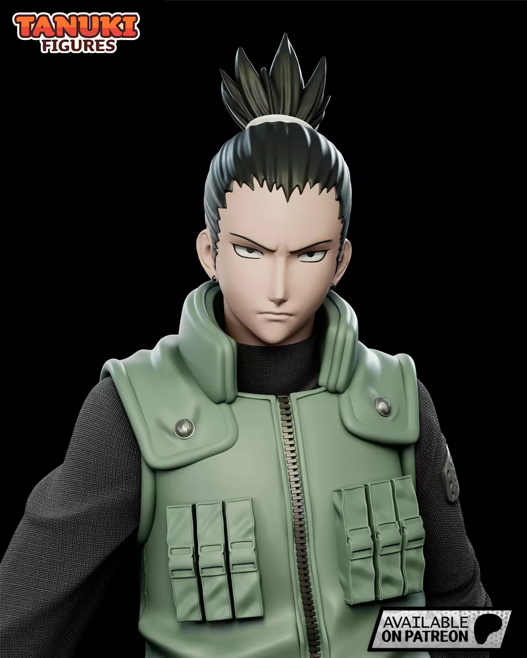 Shikamaru Nara - Naruto - Fullsize 3D print model_0