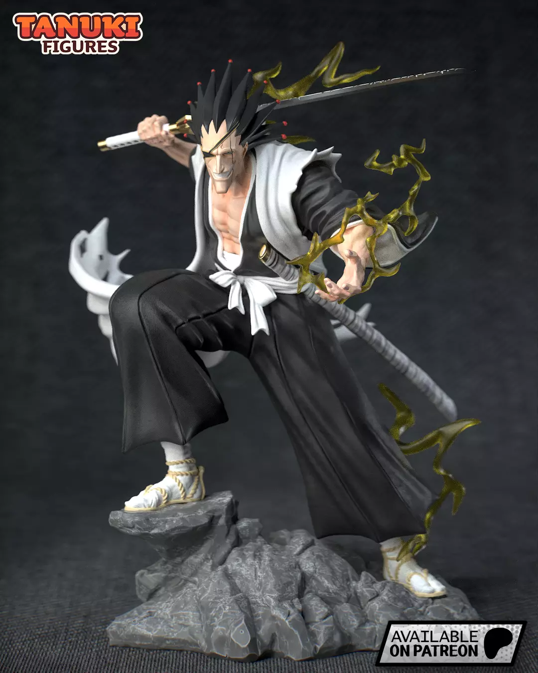 Zaraki Kenpachi - Bleach - Fullsize 3D print model_0