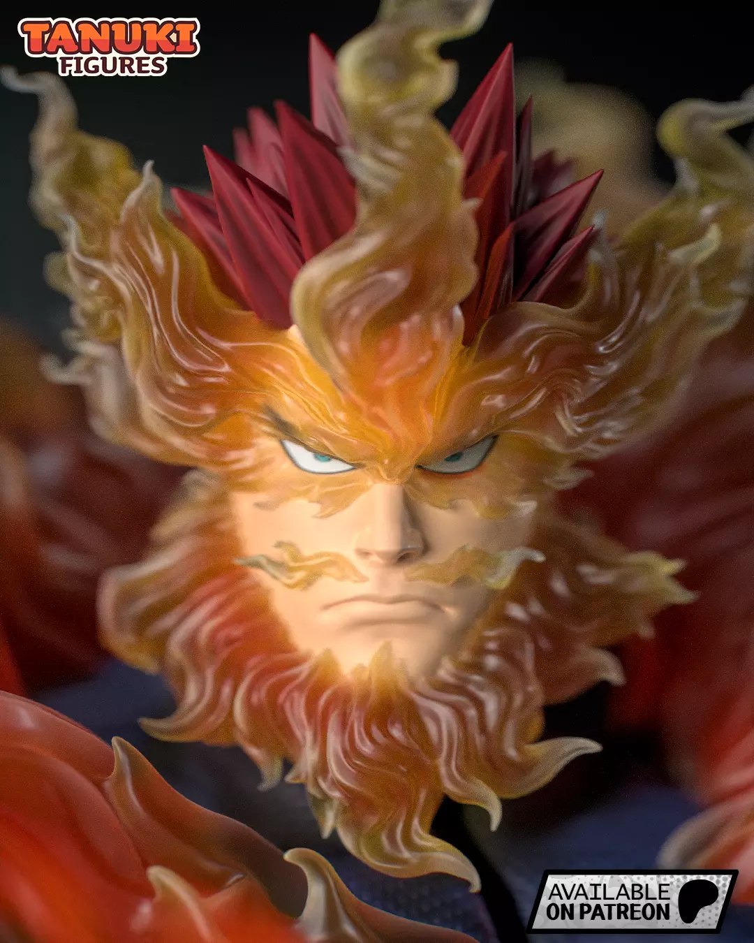 Endeavor - My Hero Academia - Fullsize 3D print model
