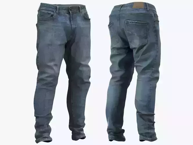 Jeans 143 - All MH Bodies - UE5 Skeletons - Rigged