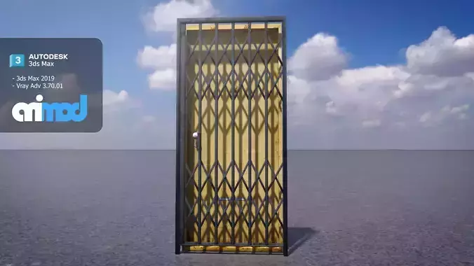Door and Iron Gate Rigged