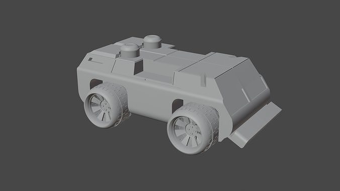 Ground Rover - Game Ready Asset Low-poly 3D model