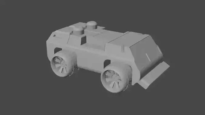 Ground Rover - Game Ready Asset