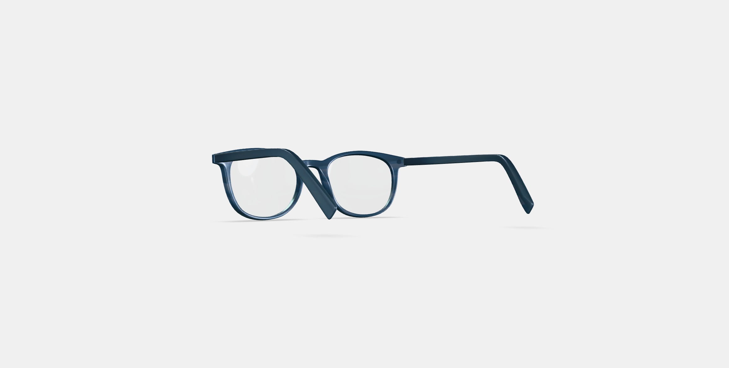 Durand Eyeglasses in Striped Pacific 3D model_16