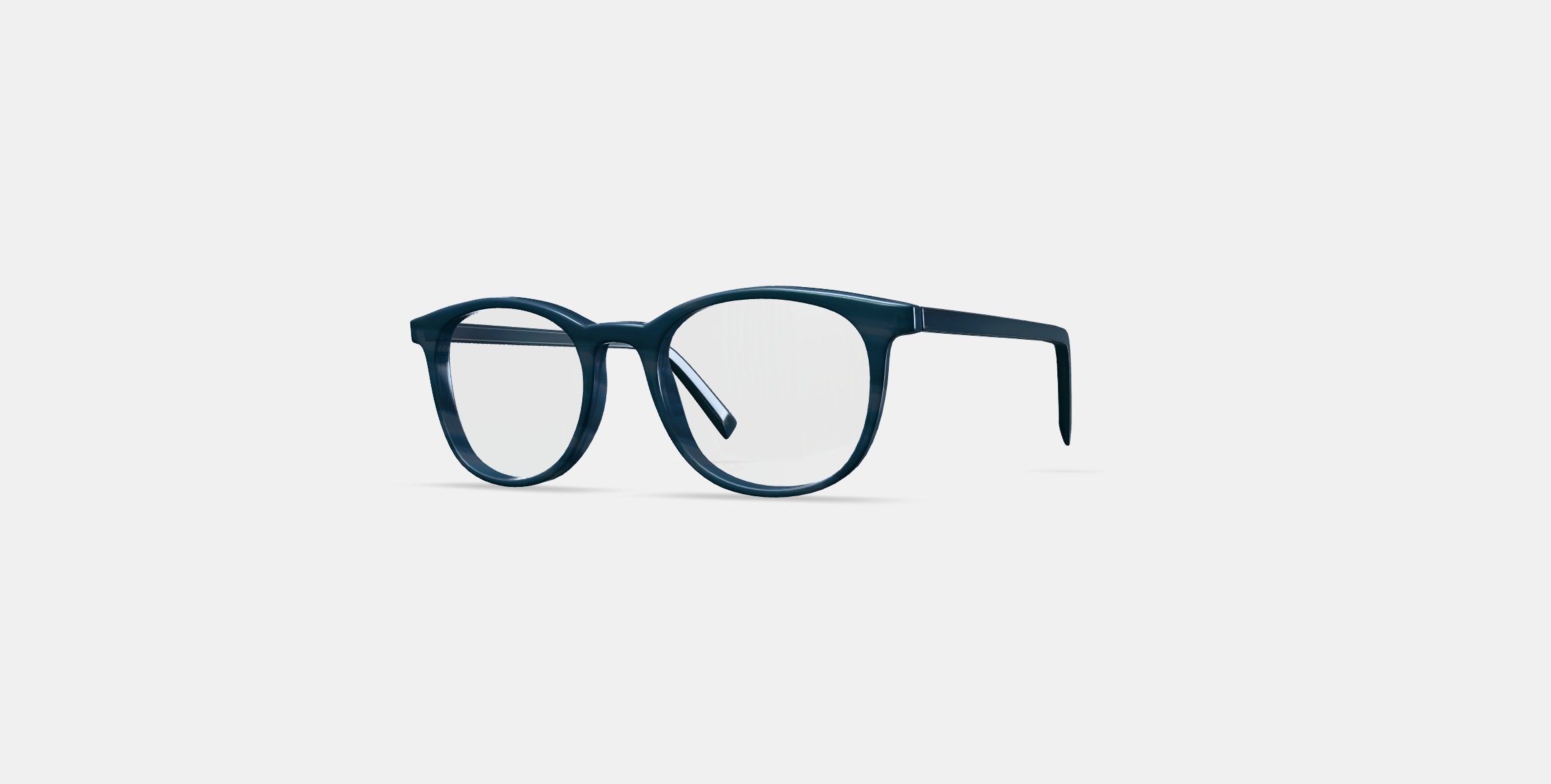 Durand Eyeglasses in Striped Pacific 3D model_12