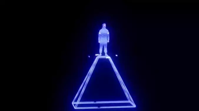 Procedural Hologram VFX