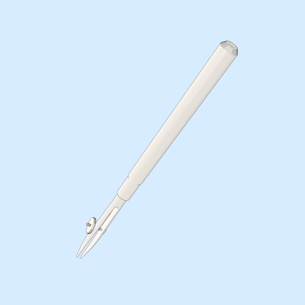 Ruling Pen 3D model_5