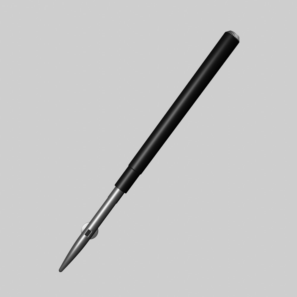 Ruling Pen 3D model_4
