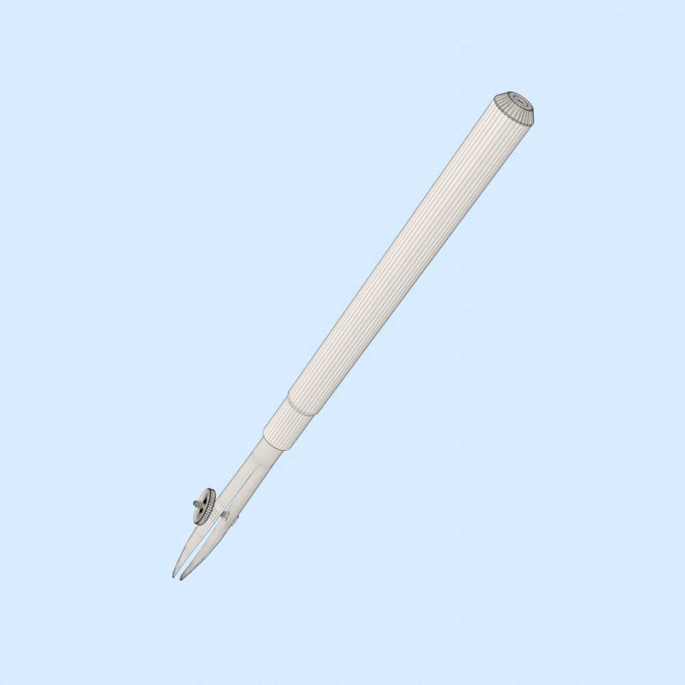 Ruling Pen 3D model_7