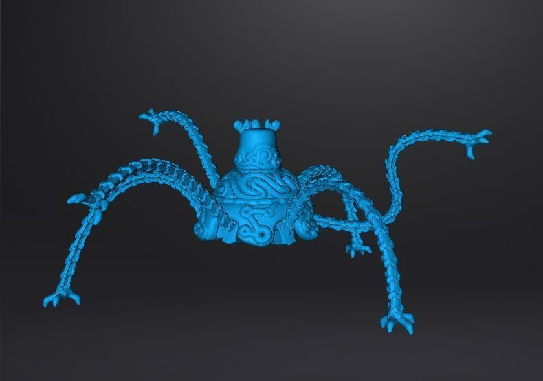 BOTW GUARDIAN MINIATURE MODEL FOR FANTASY GAMES RPG AND DND 3D print model_9