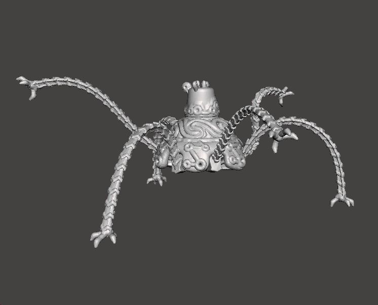 BOTW GUARDIAN MINIATURE MODEL FOR FANTASY GAMES RPG AND DND 3D print model_4