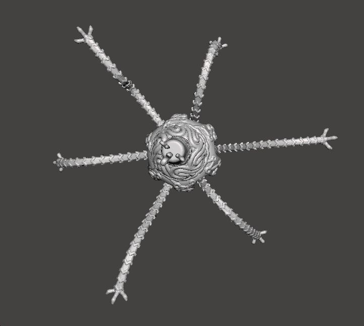 BOTW GUARDIAN MINIATURE MODEL FOR FANTASY GAMES RPG AND DND 3D print model_6