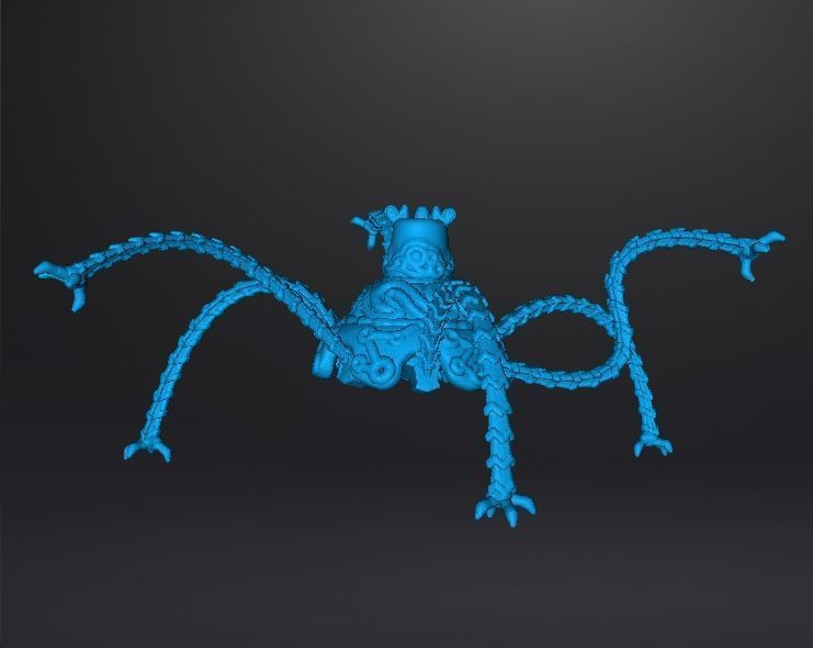 BOTW GUARDIAN MINIATURE MODEL FOR FANTASY GAMES RPG AND DND 3D print model_8