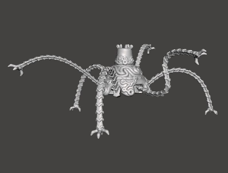 BOTW GUARDIAN MINIATURE MODEL FOR FANTASY GAMES RPG AND DND 3D print model_2