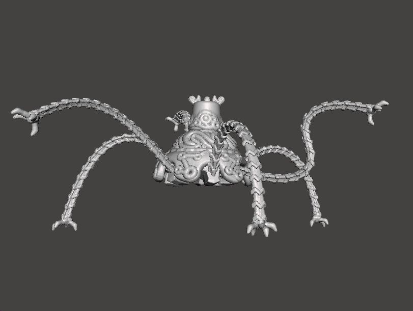 BOTW GUARDIAN MINIATURE MODEL FOR FANTASY GAMES RPG AND DND 3D print model_7