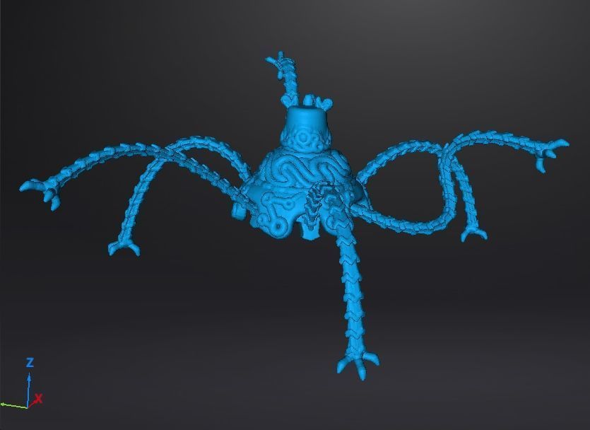 BOTW GUARDIAN MINIATURE MODEL FOR FANTASY GAMES RPG AND DND 3D print model_11