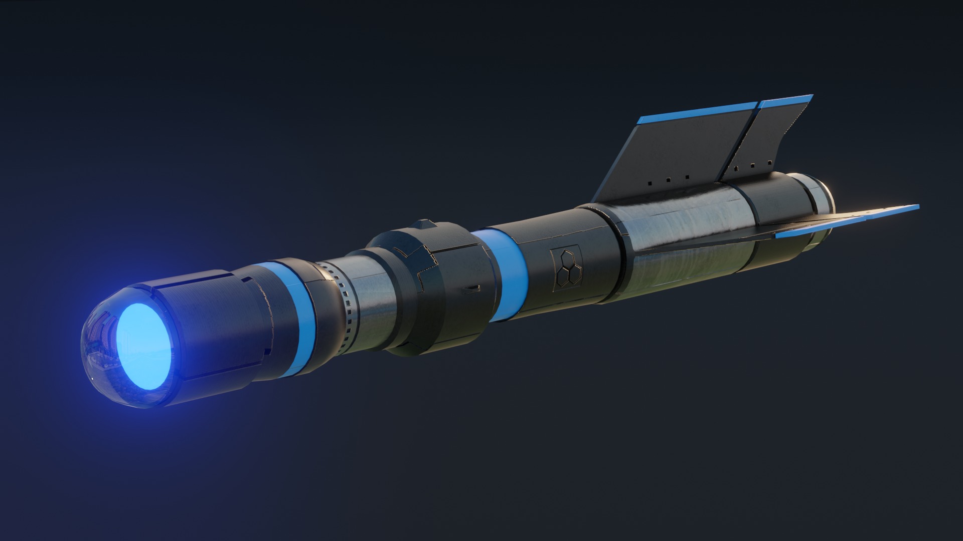 Missile Asset Pack 3D model_2