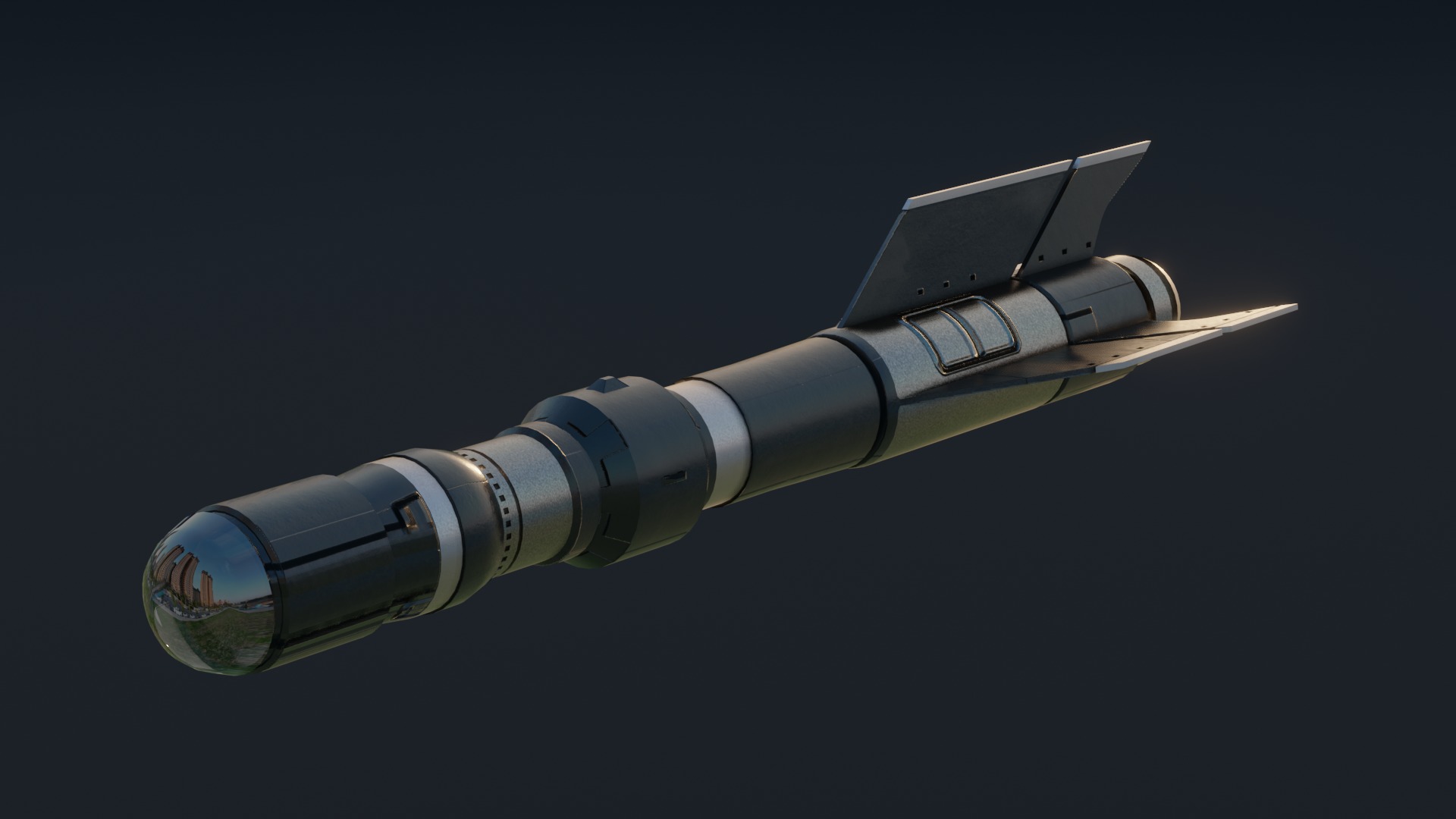 Missile Asset Pack 3D model_4