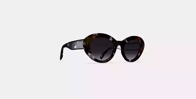 Pippa Sunglasses in Black Currant Tortoise