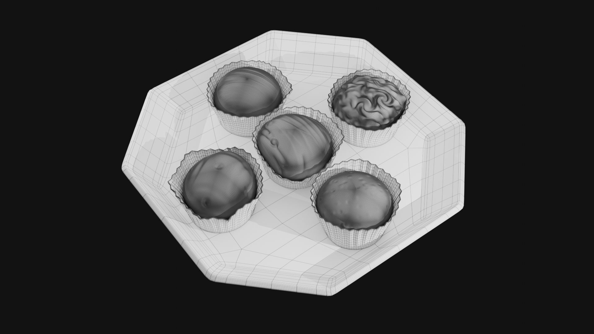 Cup Cake Dish 3D print model_6